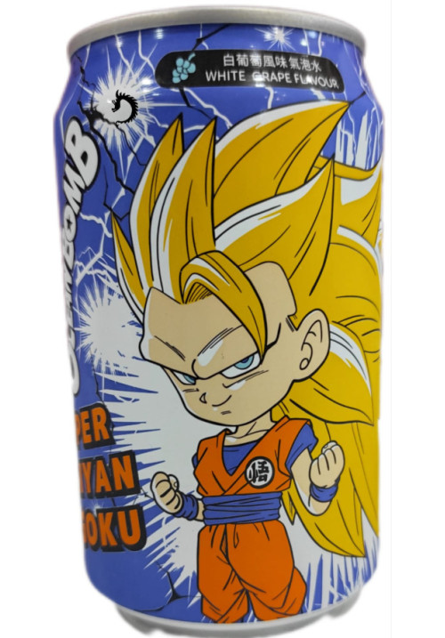 Refresco de Uva blanca con Gas Super Sayan 3 Goku