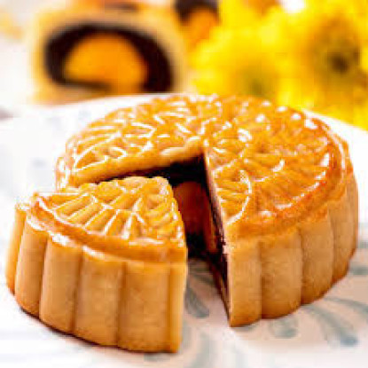 Pastel de Luna de Yema de Huevo