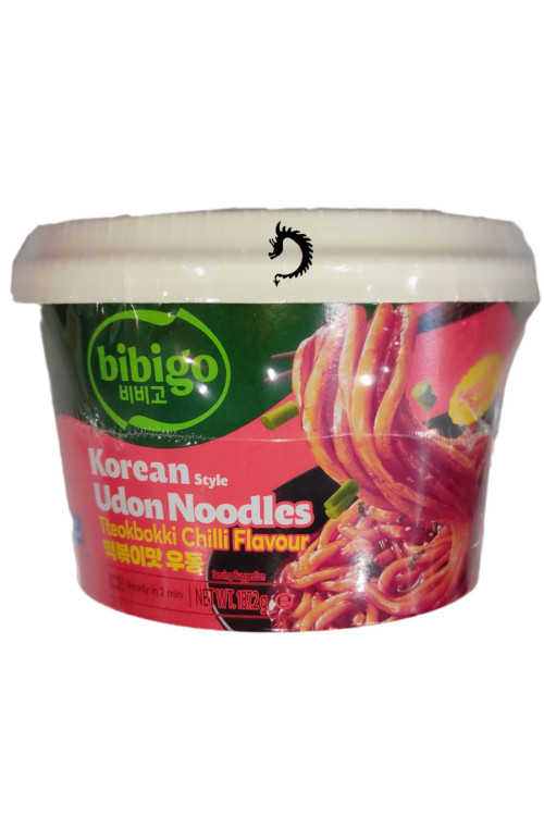 Fideos Udon Instantáneos Dulce y Picante Estilo Tteobokki Bibigo