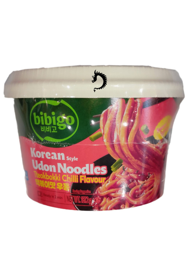 Fideos Udon Instantáneos Dulce y Picante Estilo Tteobokki Bibigo