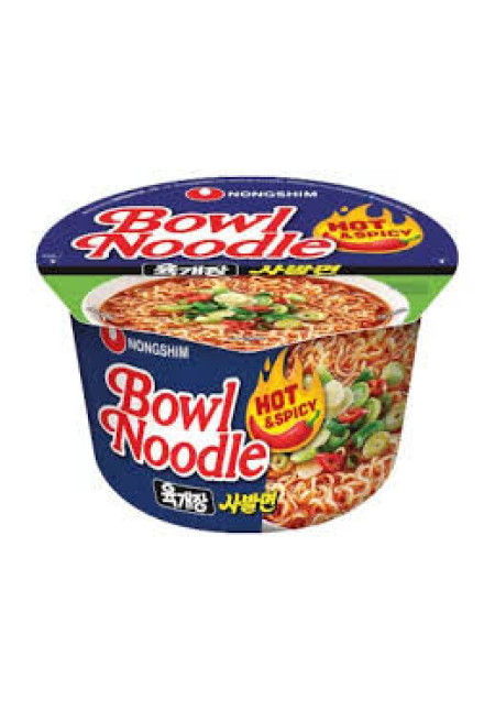 Fideos Instantáneos Picantes Koreano en Bol NongShim