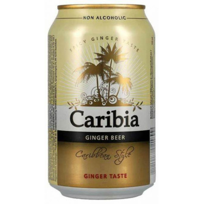 Cerveza de jengibre Caribia