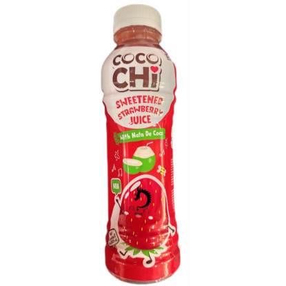 Bebida Refrescante de Fresa con Gelatina de Coco 450ml