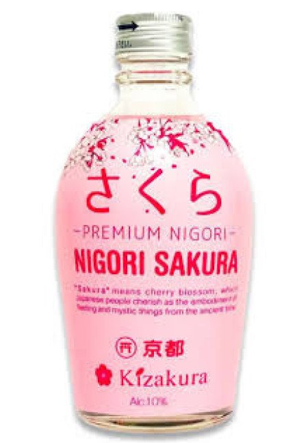 Premium Kizakura Nigori Sakura Sake