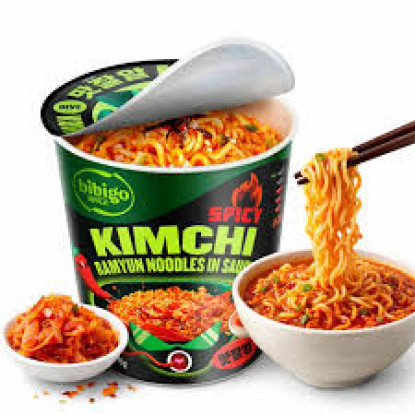 Fideos Instantáneos Secos Bibigo de Kimchi
