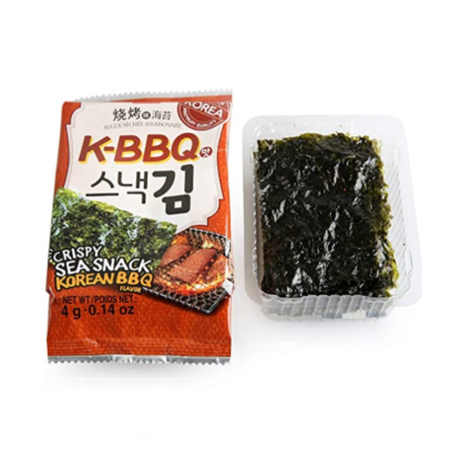 Paquete Individual de Aperitivo Koreano de Alga Nori BBQ