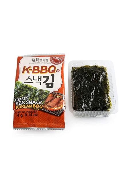 Paquete Individual de Aperitivo Koreano de Alga Nori BBQ
