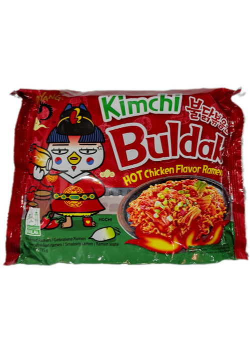 Fideos Secos Picantes de Kimchi (BULDAK)