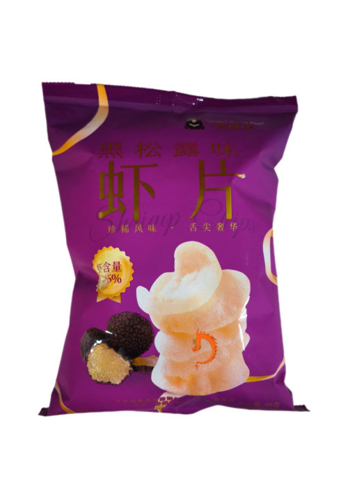 Snack de Trigo de Gambas con Sabor a Trufas Negras