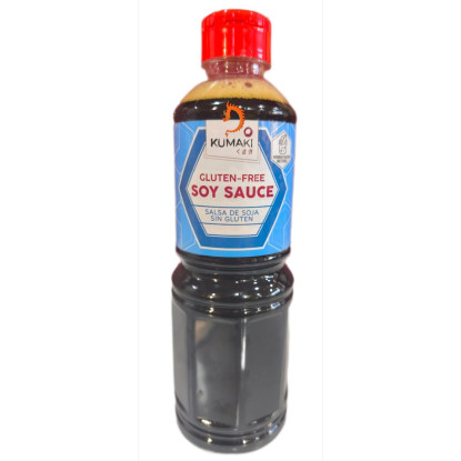 Salsa de Soja Sin Gluten Kumaki de 1l Fermentado En Estado Natural