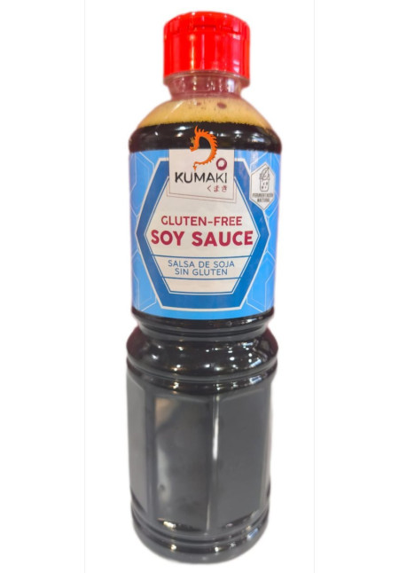 Salsa de Soja Sin Gluten Kumaki de 1l Fermentado En Estado Natural