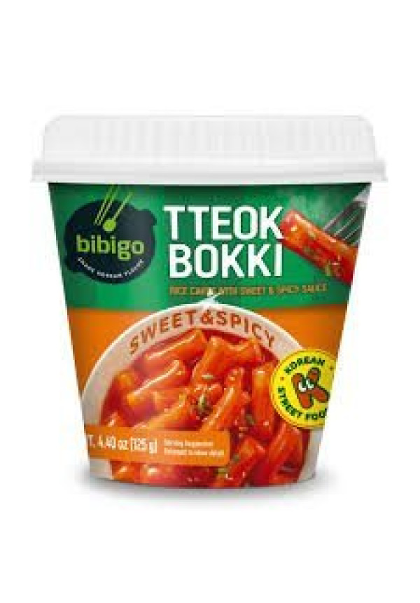Tteokbokki Agrio y Picante Instantáneo en Vaso