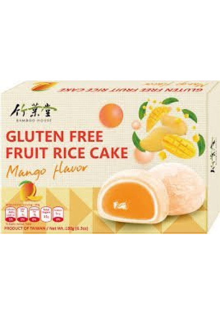 Mochi Sin Gluten con Fruta de Mango