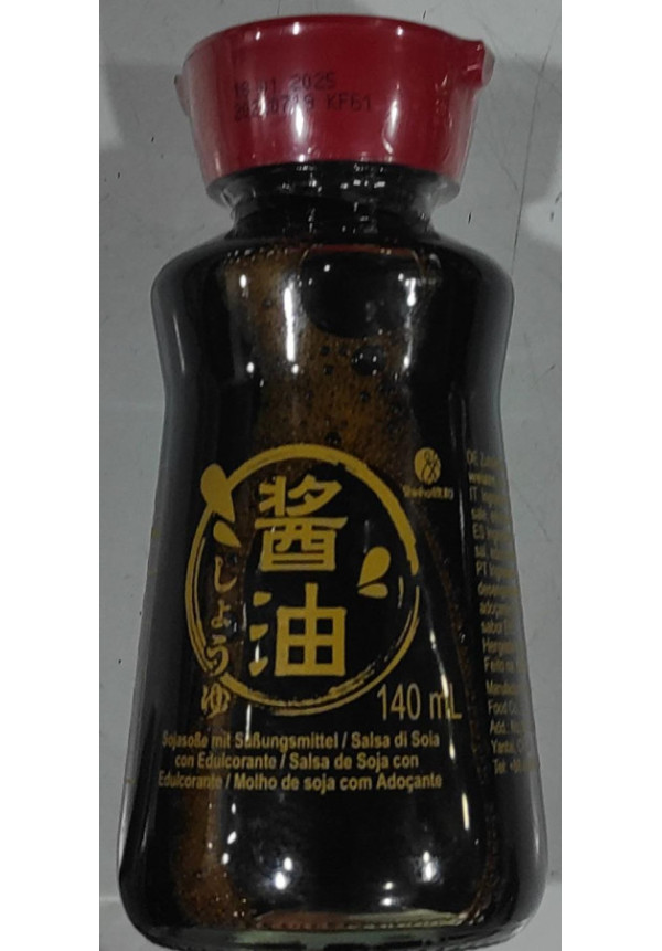 Salsa de Soja sin Azúcar con Edulcorante 140 ml