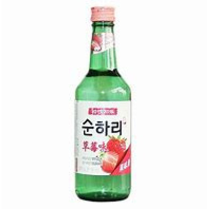 Soju Chum Churum de Fresa con Alcohol (Coreano) 