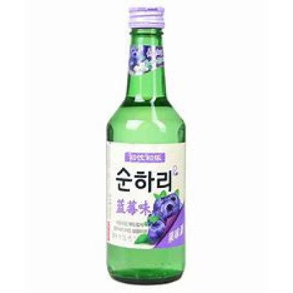 Soju Chum Churum de Arándanos con Alcohol (Coreano) 