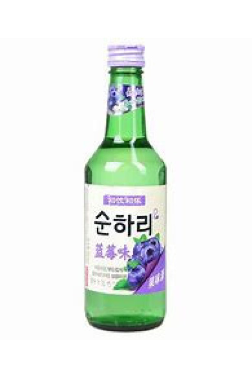 Soju Chum Churum de Arándanos con Alcohol (Coreano) 