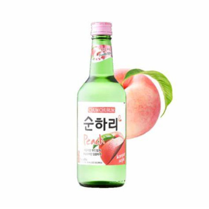 Soju Chum Churum de Melocotón con Alcohol (Coreano) 