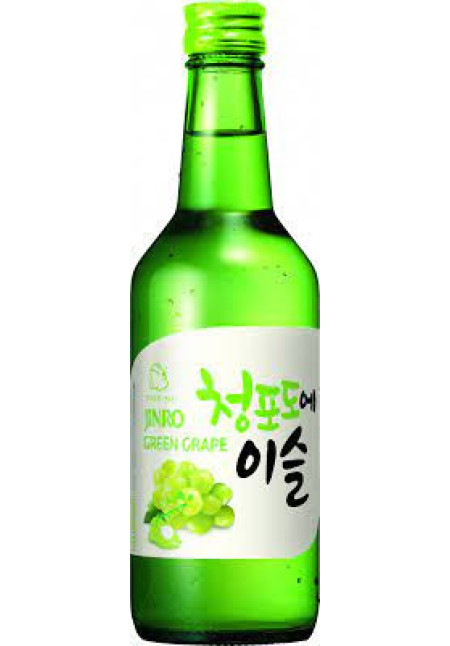 Soju Jinro de Uva Verde con Alcohol (Coreano) 