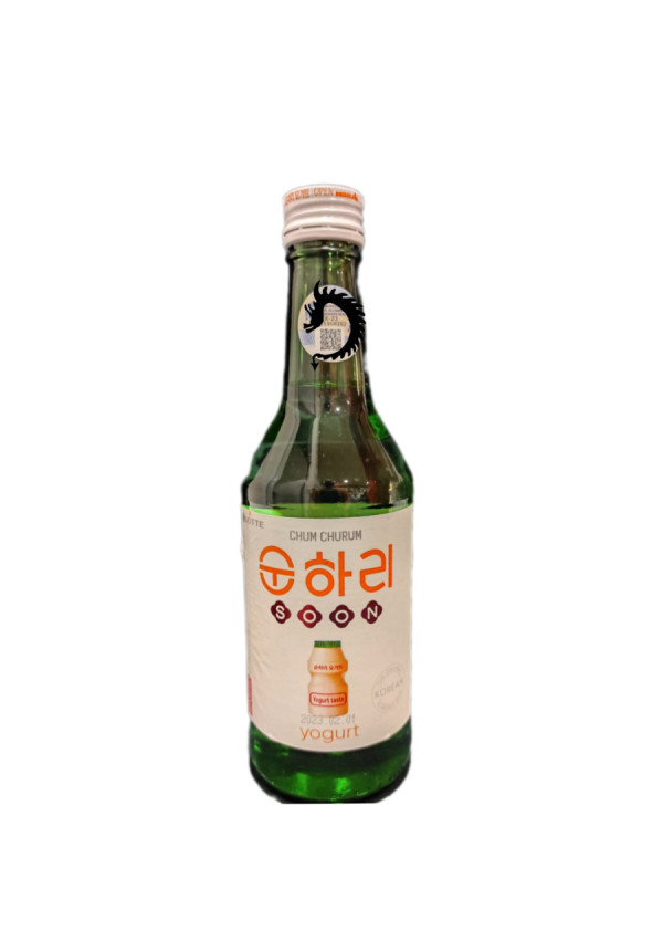 Soju Chum Churum de Yogurt con Alcohol (Coreano) 