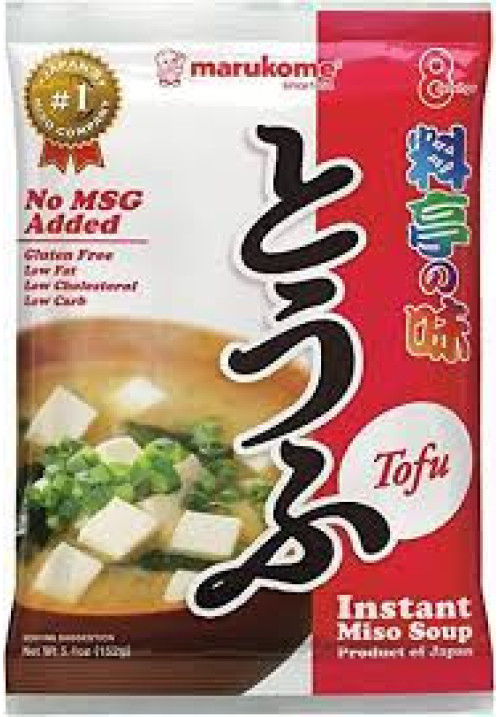 Sopa de Miso Instantánea con Tofu SIN GLUTEN